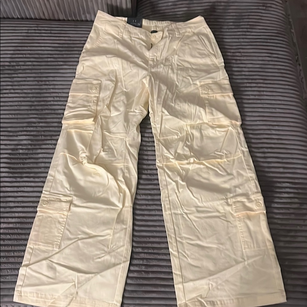 Women’s Yellow Cargo Pants